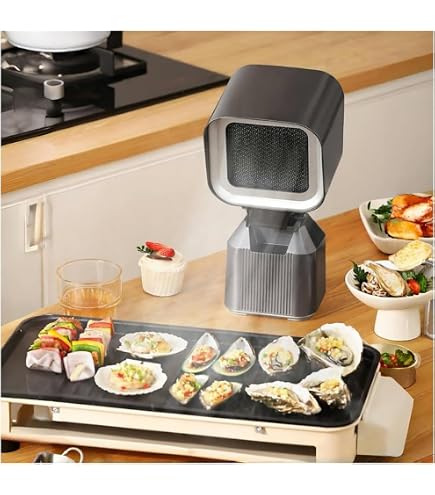 Amazon.co.jp: Upstreman 卓上レンジフード ポータブル換気扇 卓上小型