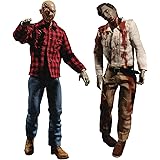 Mezco Toys One:12 コレクティブ:死者の誕生 フライボーイ&チェック柄 ゾンビアクションフィギュア 2パック