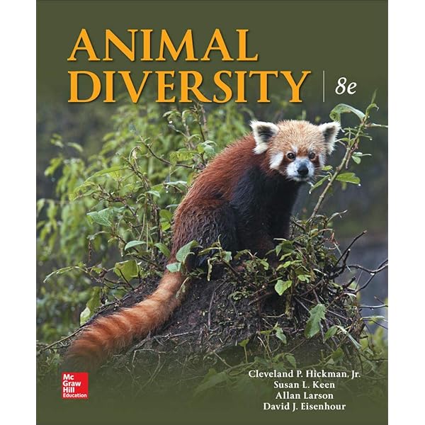 Animal Diversity Hickman Jr Emeritus Cleveland P Roberts Larry S Keen Susan L Larson Allan Eisenhour Professor Phd David J Amazon Com Au Books