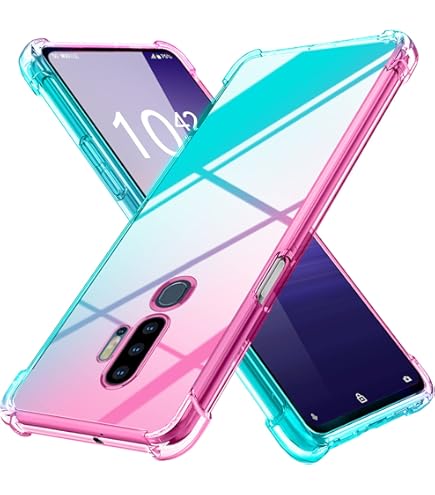 Amazon.co.jp: OPPO A5 2020 ケース クリア 薄型 グラデーション