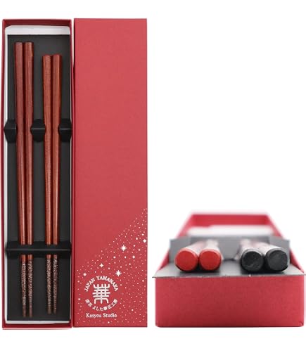 Amazon | 伝統的工芸品 浄法寺塗 塗箸 ペア箸 朱と黒 | 松沢工房 | 箸 通販