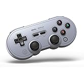8BitDo Sn30 Pro Bluetooth Controller for Switch, PC, macOS, Android, Steam Deck & Raspberry Pi (Gray Edition)