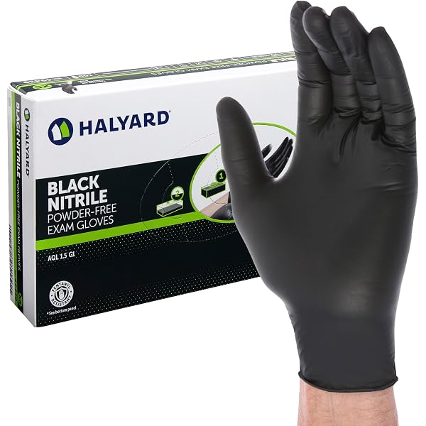 Amazon | HALYARD SKYBREEZE ニトリル試験用手袋、パウダーフリー、3.5