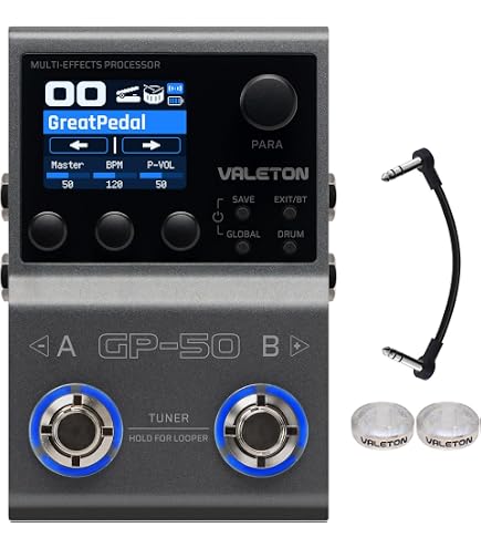 SONICAKE QME-20 Smart Box - Multi Effects Pedal for Guitar with
