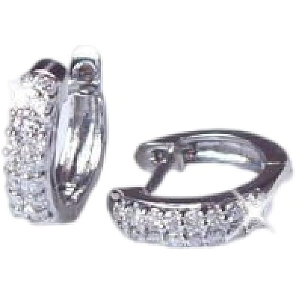 SWAROVSKI フープピアス silver スワロフスキー SWAROVSKI ピアス 2023AW Dextera フープピアス クリア