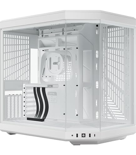 PCケース　HYTE  Y40  white HYTE Y40 ATX Mid Tower PC Case White CS-HYTE-Y40-BW - Best Buy