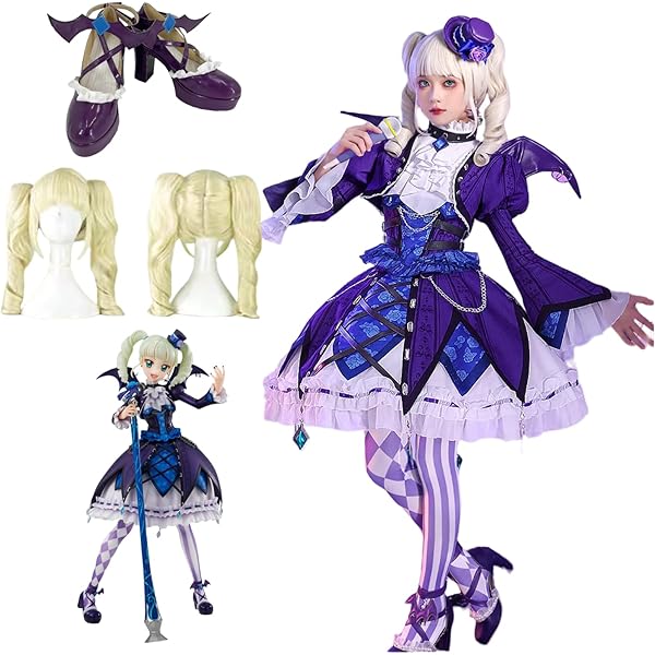 Amazon.co.jp: アイカツ！ 藤堂ユリカ コスプレ衣装 (ウィッグ 靴