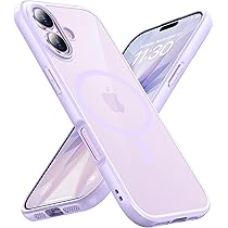 Amazon.co.jp: iPhone 17 用 ケース パープル Magsafe対応 ガラス