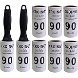 CROING Extra Sticky Lint Roller Pet Hair Remover with Easy Tear Sheets, 720 Sheets