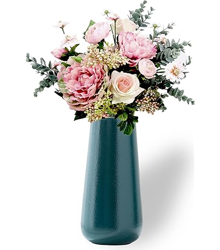Amazon.co.jp: 深川製磁 色絵彩磁 ブルーフラワー 花瓶 有田焼