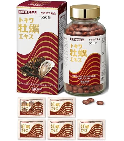 Amazon | 【徳用550粒入】JHFA 常盤薬品 トキワ牡蠣エキス 亜鉛高配合