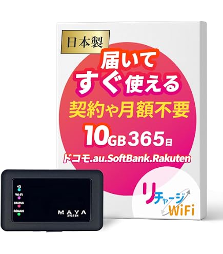 Amazon | 【プレミアムチャージWiFi】車載対応Wi-Fiルーター MD1 本体