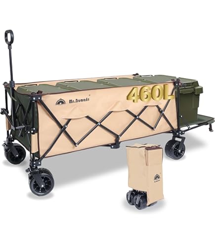 Amazon.co.jp: Jackery キャリーワゴン 大容量 キャリーカート