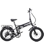 Amazon | 電動アシスト自転車 折り畳み ファットバイク型 20インチ 大