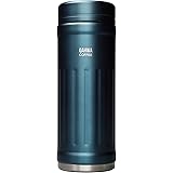 シービージャパン(CB JAPAN) 水筒 直飲み 真空断熱 2層構造 テフロン加工 ブルー 410ml カフア コーヒー ボトル QAHWA