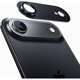 NIMASO カメラフィルム iPhone Air 対応 カメラ保護 アルミ合金製 9H強化ガラス レンズカバー 1枚セット ブラック | 耐衝撃 全面保護 黒縁取り 露出オーバー防止 指紋防止 高透過 防塵 貼り付け簡単 いPhone Air 専用
