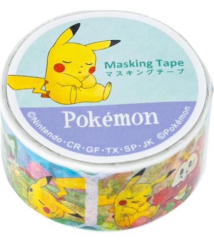 Amazon.co.jp: ポケモンセンターオリジナル マスキングテープ POKÉMON 