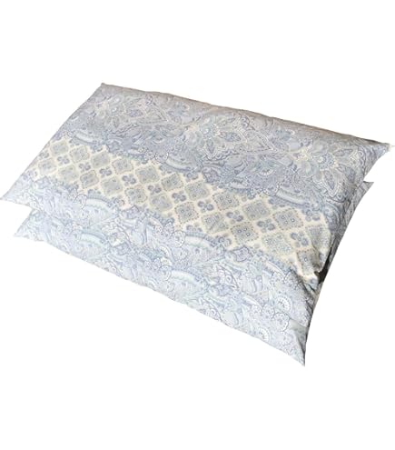 長座布団カバー クッションカバー 68x120cm カメリア柄ブルー４枚組 Amazon.co.jp: 長座布団カバー68x120cm カメリア柄 ブルー