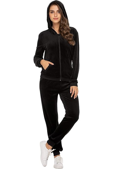 Velour Tracksuit Sets Jogging Suit 