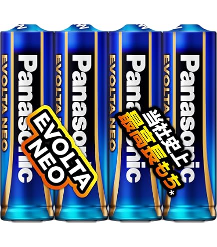 Amazon | パナソニック エボルタNEO 単4形アルカリ乾電池 4本パック