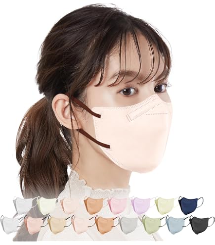 Amazon.co.jp: [MIR] マスク 3dマスク 52枚 不織布 息がしやすい 耳が