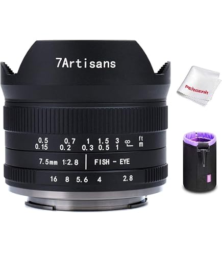 AstrHori 6,5 Mm F2.0 Fisheye-lens – 192° Beeldhoek, Handmatige Focus – Voor Fujifilm X-Mount – APS-C – Metaal, 268 G 6 miniatura