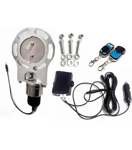 Amazon | 63mm マフラー可変バルブ バイパス 2.5インチ リモコン付き