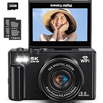 デジカメ 5K 7500万画素 デジタルカメラ Wi-Fi転送機能 Amazon | デジタルカメラ 5K動画 7500万画素 ブラック | WIFI転送機能