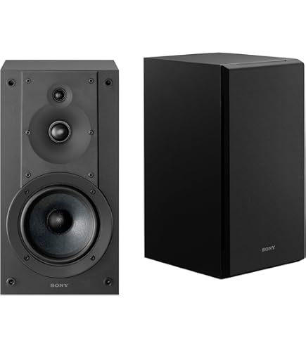 Amazon | Yamaha NS-6490 3-Way Bookshelf スピーカー, Black Finish