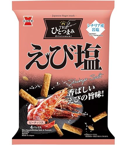 Amazon.co.jp: 岩塚製菓 THEひとつまみ えびカリ 80g : 食品・飲料・お酒