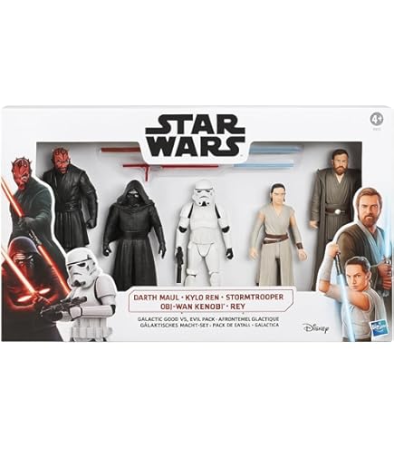 Amazon.co.jp: スターウォーズ ダース アクションフィギュア 6個セット