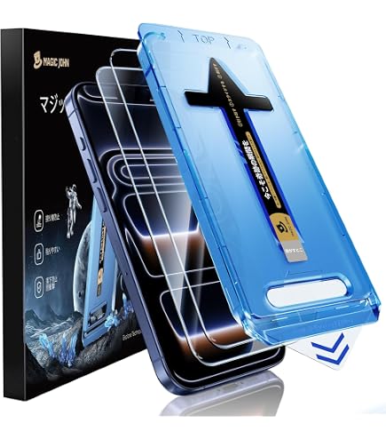 Amazon | MAGIC JOHN iPhone 13/14& iPhone 13 Pro 6.1インチ用 強化