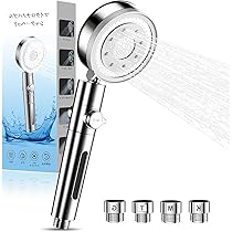 Amazon.co.jp: シャワーヘッド マイクロナノバブル 節水 高水圧 【2025