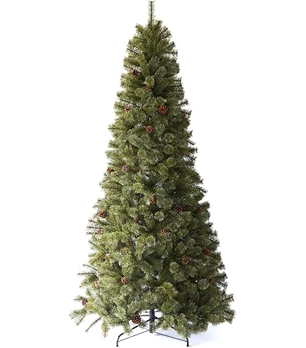 Amazon | Branch Trees® 最高級リッチ クリスマスツリー 150cm 赤い実