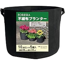 ☆不織布プランター 7ガロン 10ガロン10枚入 植木鉢 寄せ植え 楽天市場】送料無料 不織布プランター 窓付き 5ガロン 7ガロン
