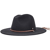 Field Wide Brim Felt Fedora Hat 