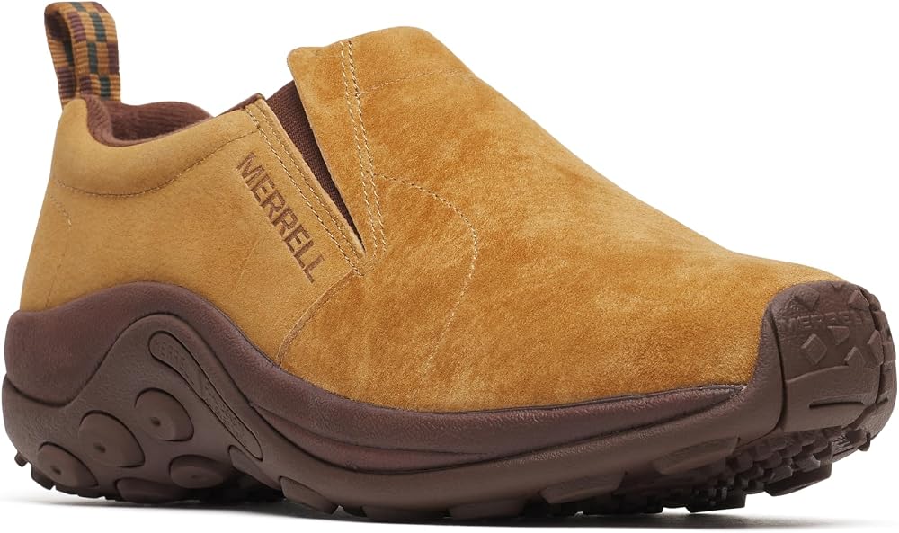 MERRELL(メレル) ウォーキングシューズ JUNGLE MOC | 国内正規品,ピッグスキンレザー,撥水,スリッポン,エアクッション,軽量,アフタースポーツ