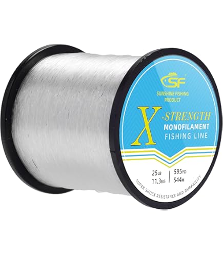 Monofilament Fishing Line 547yds 13 lb.-396 lb. Nylon Mono Fishing Lines - Super Strong Monofilament Fishing Leader Line Speargun Line Saltwater/Freshwater, Clear, 0.3mm/13.6lb : Amazon.com.au: Sports, Fitness & Outdoors Monofilament Fishing Line 547yds 13 lb.-396 lb. Nylon Mono Fishing Lines - Super Strong Monofilament Fishing Leader Line Speargun Line Saltwater/Freshwater, Clear, 0.3mm/13.6lb : Amazon.com.au: Sports, Fitness & Outdoors