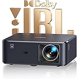 YABER K2s Projector, NFC Wireless Screen Cast, JBL Built-In Speaker, Dolby Compatible, High Brightness 800 ANSI Lumens, Full 
