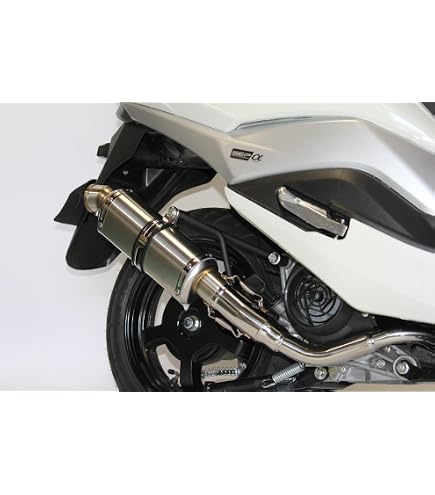 Amazon | HMS バーグマンストリート125EX バイクマフラー 8BJ-EA23 
