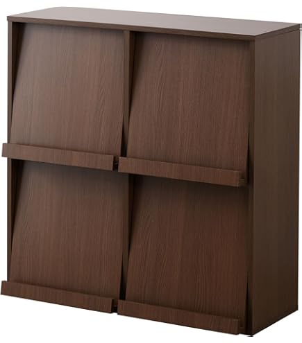 Amazon｜佐藤産業 NEFLAS ディスプレイラック 2枚フラップ扉 幅75cm