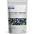 ULTORA ウルトラ スローダイエットプロテイン ブルーベリー風味 1kg ホエイ カゼイン 人工甘味料不使用 国産 女性