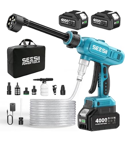 Amazon | 工進(KOSHIN) 36V 2.5Ah 充電式 高圧 洗浄機 SJC-3625-AAD-0