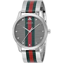 GUCCI クォーツ 腕時計　メンズ Amazon.co.jp: [グッチ] 腕時計 Watch Gタイムレス シルバー文字