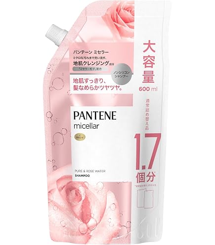 Amazon | パンテーン ミセラー ピュア&ローズウォーター 頭皮スカルプ