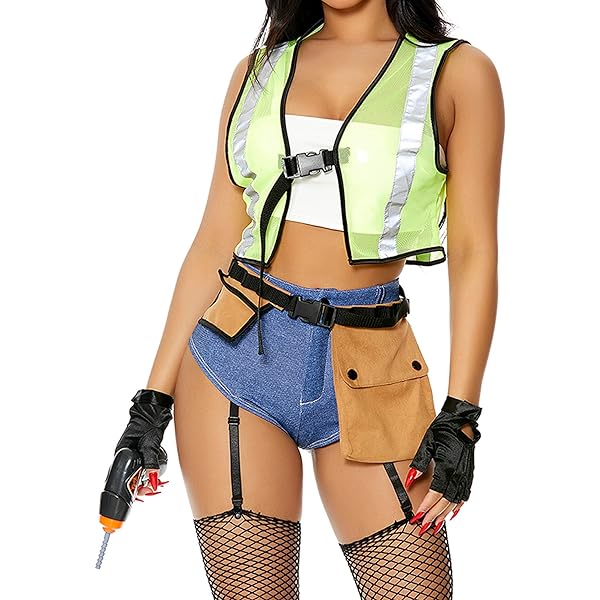 Tool Belt Baby Bodysuit - Halloween Builder Costume Onesie