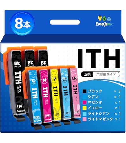 Amazon.co.jp: エプソン用 ITH ITH-6CL イチョウ インク