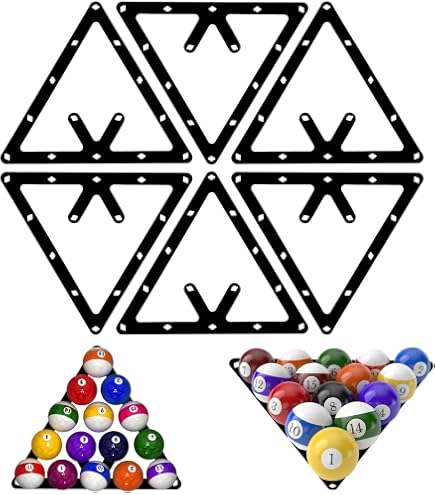 Triangle Billard Magic Rack - Lot De 6 Racks Invisibles Pour Positionnement Parfait