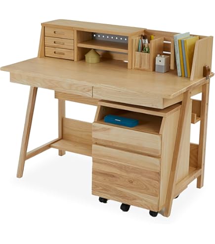 ともちん♬♪　イトーキ　カモミール　①学習机【机のみ】 カモミール 学習机 イトーキ ベーシックデスク 天然木 幅100cm