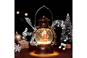 cshare スノードーム クリスマス スノードーム オルゴール クリスマスプレゼント LEDライト内蔵 8曲音楽自動ループ クリスマス オルゴール 6時間タイマー機能付き クリスマス置物飾り インテリア オシャレ 北欧 卓上サイズ サンタさんとトナ